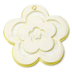 Акриловые подвески с блестками&nbsp;MACR-Q160-01B