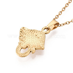 Подвески из нержавеющей стали 304 NJEW-T018-44G