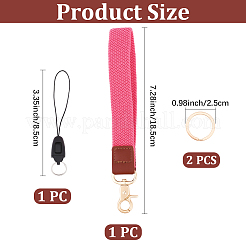 1 шт. нейлоновый эластичный ремешок для ключей&nbsp;KEYC-CL0001-38A