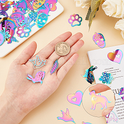 Подвески из нержавеющей стали 201 с вакуумным покрытием pvd&nbsp;STAS-UN0019-36