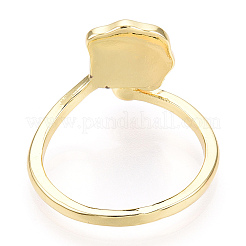 Открытое кольцо-манжета с натуральным жемчугом и жемчужной устрицей с серебряными губами X-PEAR-N022-C11