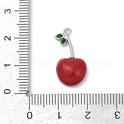 Подвески из вишневой латуни с эмалью KK-G526-06P