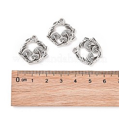 Сплавочные подвески тибетского стиля PALLOY-R134-09B-RS