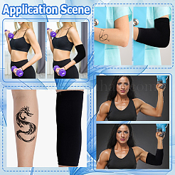 4 шт. нейлоновый локтевой щиток&nbsp;AJEW-GF0012-58