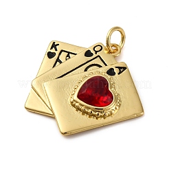 Латунные микро проложить кубического циркония подвески&nbsp;KK-P308-80G