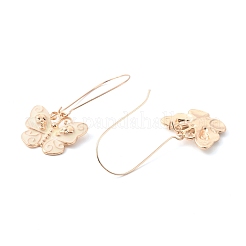 Серьги-кольца с эмалевой бабочкой и черепом&nbsp;EJEW-WH0017-43KCG-A