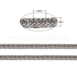Утюг двойные цепи ссылку CH-ZX009-4x3mm-P