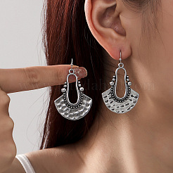 Серьги-подвески в стиле бохо из искусственной кожи с веером&nbsp;FS-WGA2883-01