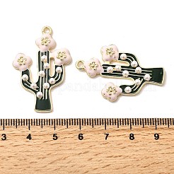 Подвески из сплава зеленой эмали&nbsp;LS-FIND-I051-02G-02