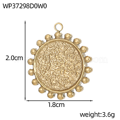 Подвески из нержавеющей стали 304&nbsp;STAS-OY010-27G