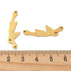 Ионное покрытие (ip) 304 нержавеющая сталь бамбуковые звенья соединительные подвески&nbsp;STAS-S135-02G