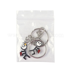 2 шт. брелок из эмалированной нержавеющей стали 304&nbsp;KEYC-FS00034-02