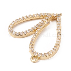 Экологически чистые подвески из латуни с микропаве из кубического циркония KK-F835-05G