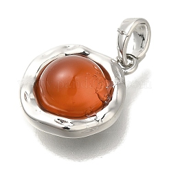 Подвески из натурального сердолика (окрашенные и нагретые) KK-K388-07P