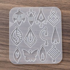 Кулон силиконовые Молды X1-AJEW-S041-03C