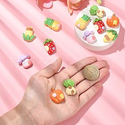 30шт кабошоны из непрозрачной смолы CRES-CJ0001-59