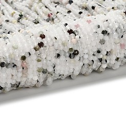 Бусины из натурального радужного лунного камня G-RM2025-A15-3mm