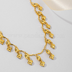 Винтажные женские браслеты на ногу в этническом стиле с латунными сердечками и кисточками&nbsp;TZ4948