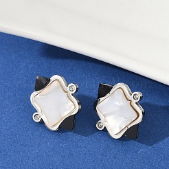 Серьги-гвоздики из нержавеющей стали 304 со стразами&nbsp;EJEW-Z089-05P