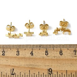 Комплекты сережек из нержавеющей стали 304 EJEW-S248-05A-G