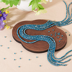 10 нити непрозрачных стеклянных бусин нити&nbsp;GLAA-TA0003-41