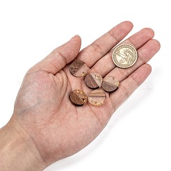 Подвески из прозрачной смолы и ореха&nbsp;LS-X-RESI-S358-02C-B02