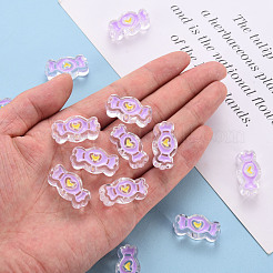 Прозрачные акриловые бусины MACR-S374-05A-01