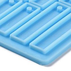 Голографический кулон прямоугольной формы DIY-K063-07