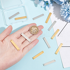 12 шт. 2-х цветные подвески-соединители из нержавеющей стали 304 STAS-BC0003-79