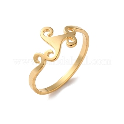 Кольца из нержавеющей стали 304 для женщин&nbsp;RJEW-L129-01G