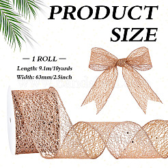 10 ярд кружевной отделки из полиэстера&nbsp;OCOR-WH0070-263