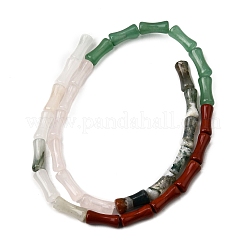 Нити бусин из натурального розового кварца G-F801-D-01