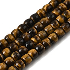 Природных тигровый глаз бисер нитей G-A275-C01-7x8mm