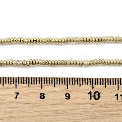 Гальванические нити из синтетических немагнитных гематитовых бусин G-H327-H01-01E