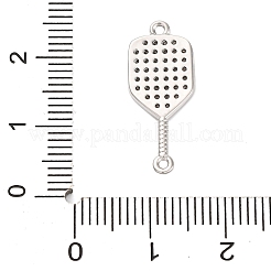 Шармы-соединители из латуни с микропаве из прозрачного кубического циркония KK-P288-01P