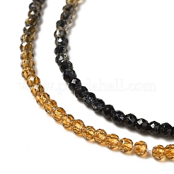 Прозрачный градиент цвета стеклянные бусины пряди GLAA-H021-01A-07