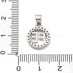 Стойки обшивки латунь микро проложить Циркон подвеску&nbsp;KK-D359-31P