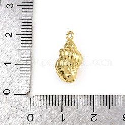 Подвески из искусственного жемчуга в форме ракушки из латуни и АБС-пластика&nbsp;KK-I352-04C-G