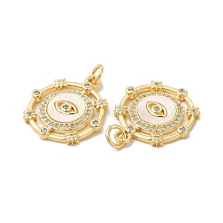 Стойки обшивки латунь микро проложить Циркон подвеску&nbsp;KK-B068-40G