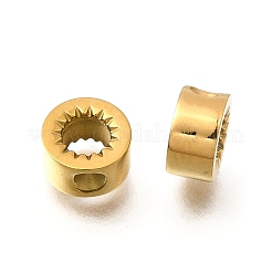 Европейские бусины из нержавеющей стали 304 STAS-D382-23G