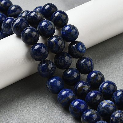 Природный лазурит шарик нити G-G953-01-12mm-1