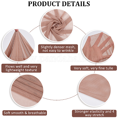 95% полиэстер и 5% спандекс сетчатые ткани DIY-WH20050-03A-1