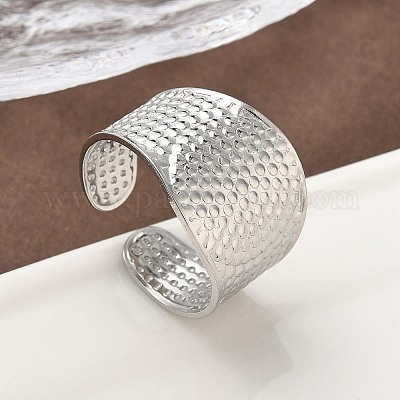 Кольца-манжеты из нержавеющей стали 304 RJEW-A079-01C-P-1