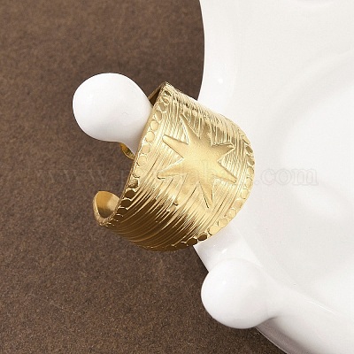 Кольца-манжеты из нержавеющей стали 304 RJEW-D332-012B-G-1