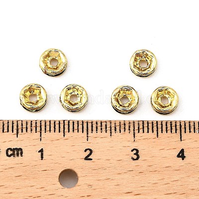 Латунь марки А горный хрусталь Spacer бисер&nbsp;RSB036NF-10G-1