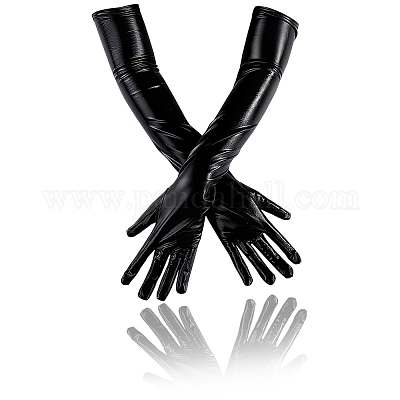 Длинные перчатки из полиэстера AJEW-WH20018-115A-1