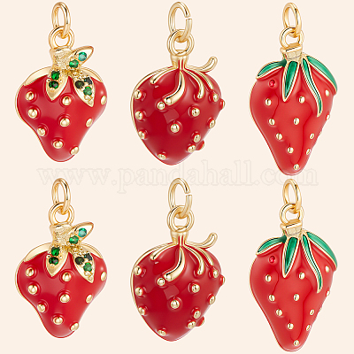 Кулоны с эмалью из латуни KK-BBC0019-49-1