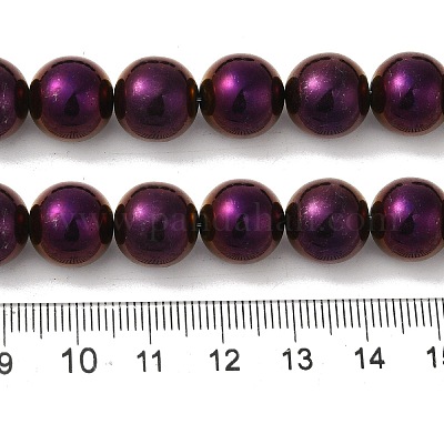 Гальванические нити синтетических магнитных гематитовых бусин G-I364-K01-03-1