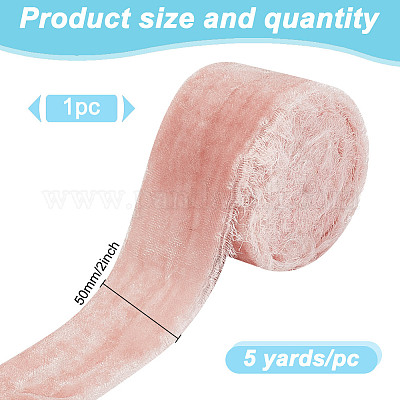 5 ярд полиэфирной потертой ленты OCOR-WH0082-226A-03-1