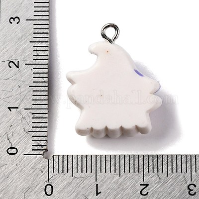 Подвески из непрозрачной смолы на тему хэллоуина RESI-D075-04A-1